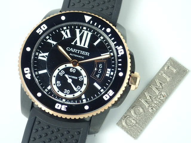 カルティエ カリブル Ref.W2CA0004 ブラック文字盤 中古 calibre