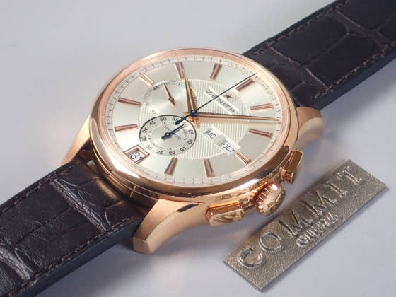 ゼニス キャプテン Ref.18.2070.4054/02.C711 シルバー文字盤 中古 captain