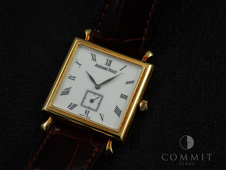 オーデマピゲ カレ Ref.BA4876/002 イエローゴールド ホワイト文字盤