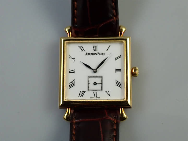 オーデマピゲ カレ Ref.BA4876/002 イエローゴールド ホワイト文字盤