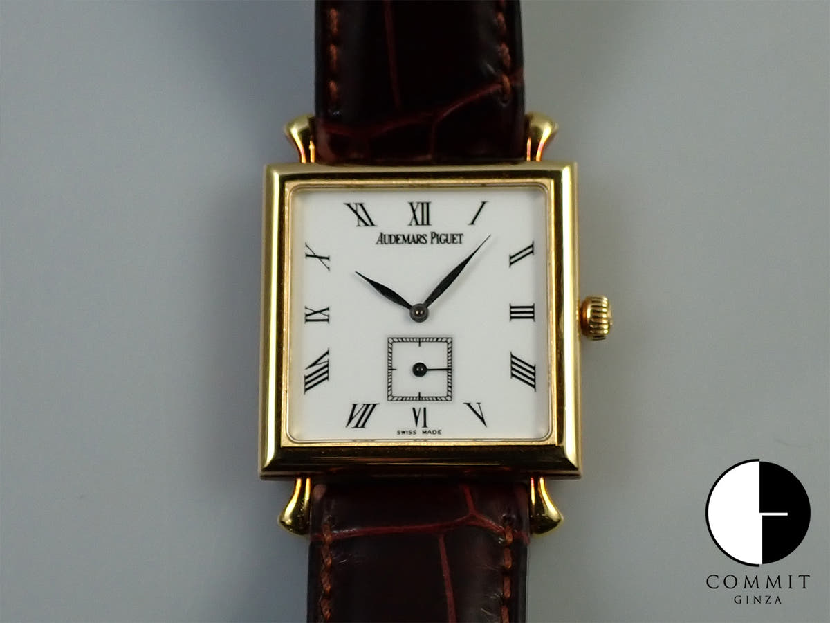 オーデマピゲ カレ Ref.BA4876/002 イエローゴールド ホワイト文字盤