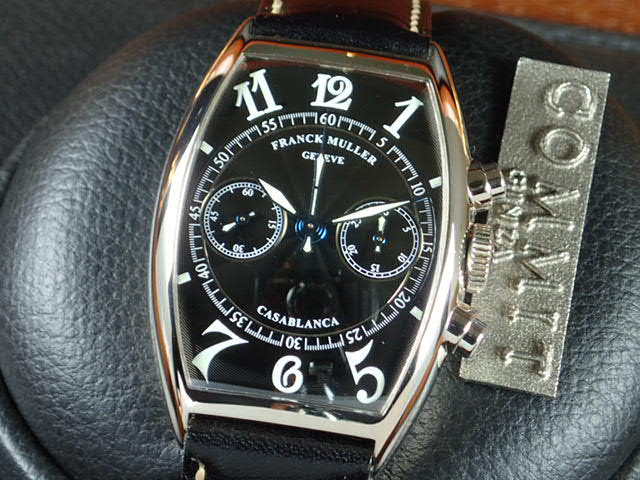 Franck Muller Casablanca Ref.5850CCC Black guilloche dial Used casablanca-2