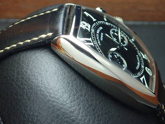 Franck Muller Casablanca Ref.5850CCC Black guilloche dial Used casablanca-2