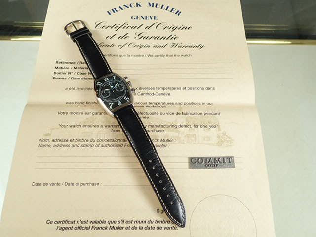 Franck Muller Casablanca Ref.5850CCC Black guilloche dial Used casablanca-2