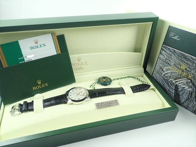 ロレックス チェリーニ Ref.5240/6 ホワイト文字盤 中古 cellini-6