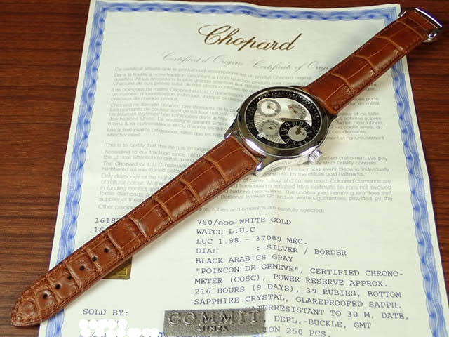 ショパール L.U.C. Ref.16/1874 シルバー/ブラック文字盤 中古 chopard-2