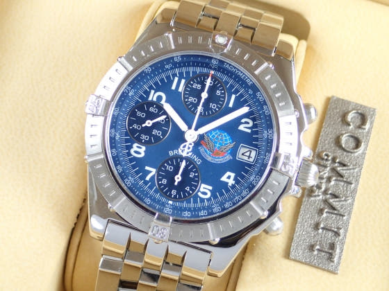 ブライトリング クロノマット Ref.A140CBIPAS ブルー文字盤 中古 chrono-mat