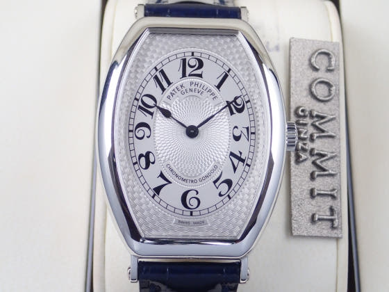 パテックフィリップ ゴンドーロ Ref.5098P ギョーシェ シルバー文字盤 中古 chrono-metro-2