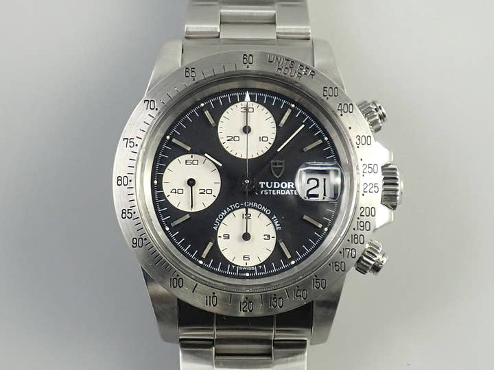 チューダー(チュードル) クロノタイム Ref.79180 ブラック文字盤 美品 K18VKLYK