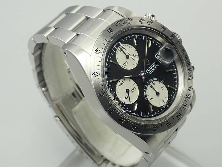 チューダー(チュードル) クロノタイム Ref.79180 ブラック文字盤 美品 K18VKLYK
