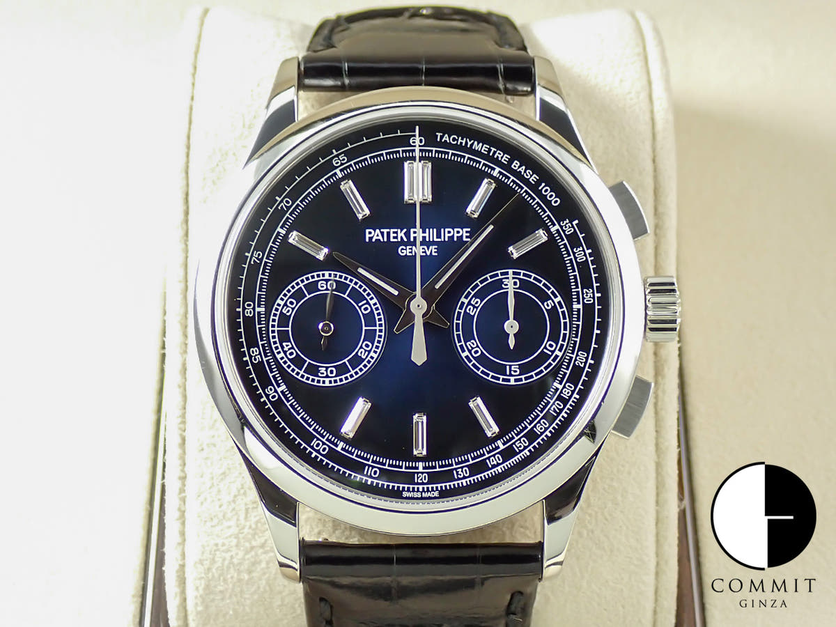 パテックフィリップ コンプリケーション クロノグラフ Ref.5170P-001 プラチナ ブルー文字盤