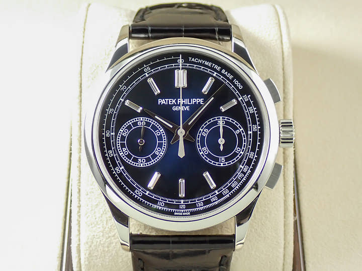 パテックフィリップ コンプリケーション クロノグラフ Ref.5170P-001 プラチナ ブルー文字盤