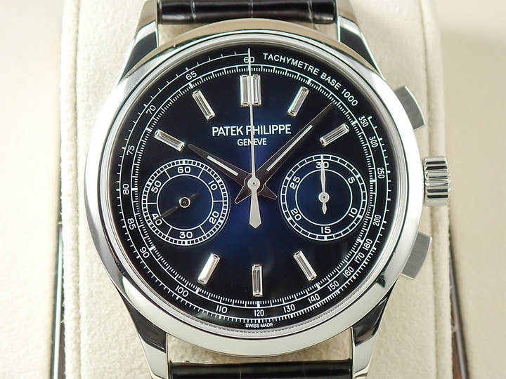 パテックフィリップ コンプリケーション クロノグラフ Ref.5170P-001 プラチナ ブルー文字盤