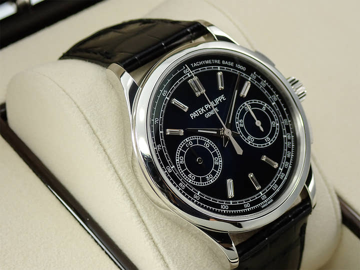 パテックフィリップ コンプリケーション クロノグラフ Ref.5170P-001 プラチナ ブルー文字盤