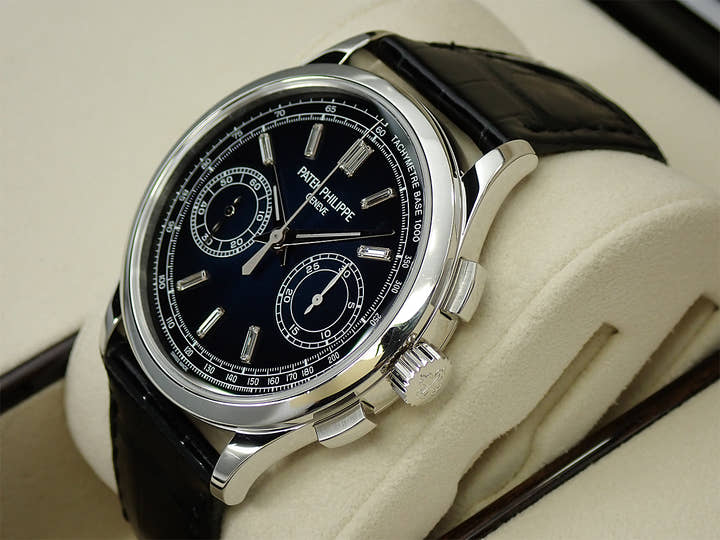 パテックフィリップ コンプリケーション クロノグラフ Ref.5170P-001 プラチナ ブルー文字盤