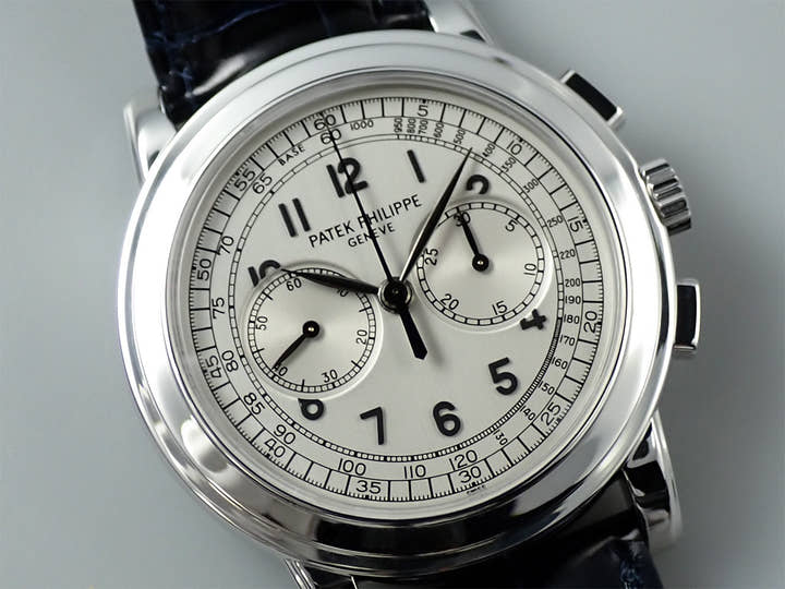 パテックフィリップ クロノグラフ Ref.5070G-001 ホワイトゴールド シルバー文字盤