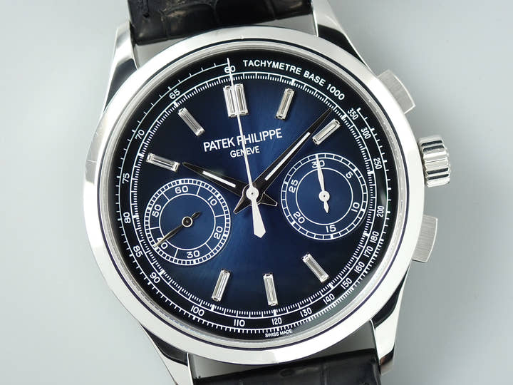 パテックフィリップ コンプリケーション クロノグラフ Ref.5170P-001 プラチナ ブルー文字盤