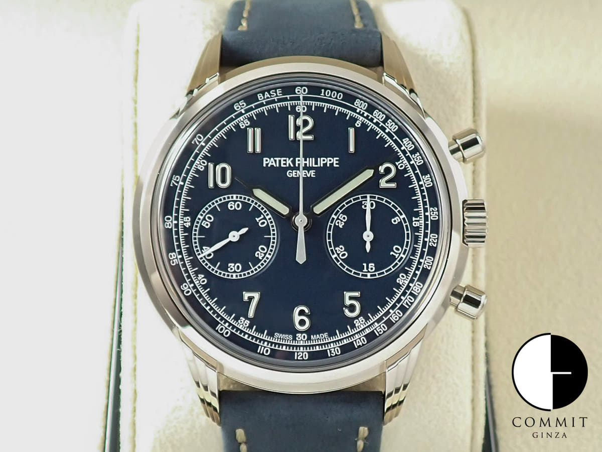 パテックフィリップ コンプリケーション クロノグラフ Ref.5172G-001 ホワイトゴールド ブルー文字盤