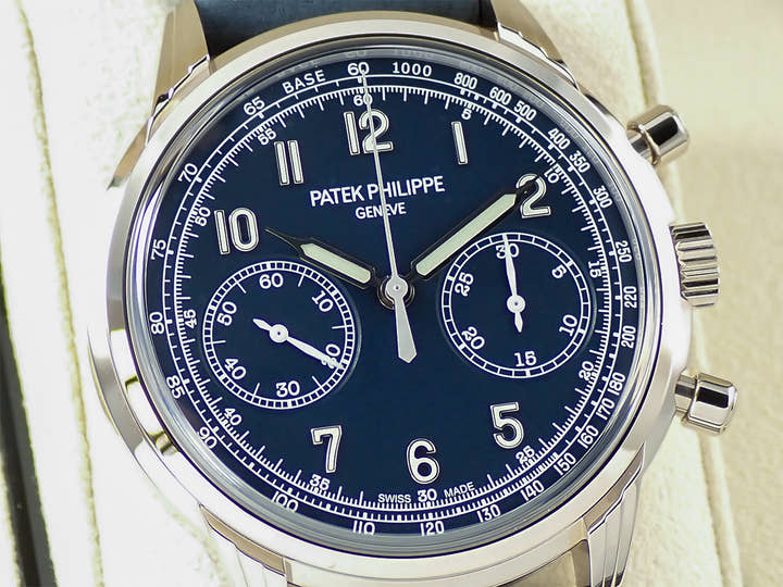 パテックフィリップ コンプリケーション クロノグラフ Ref.5172G-001 ホワイトゴールド ブルー文字盤