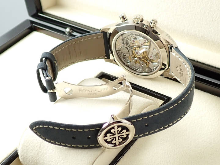 パテックフィリップ コンプリケーション クロノグラフ Ref.5172G-001 ホワイトゴールド ブルー文字盤