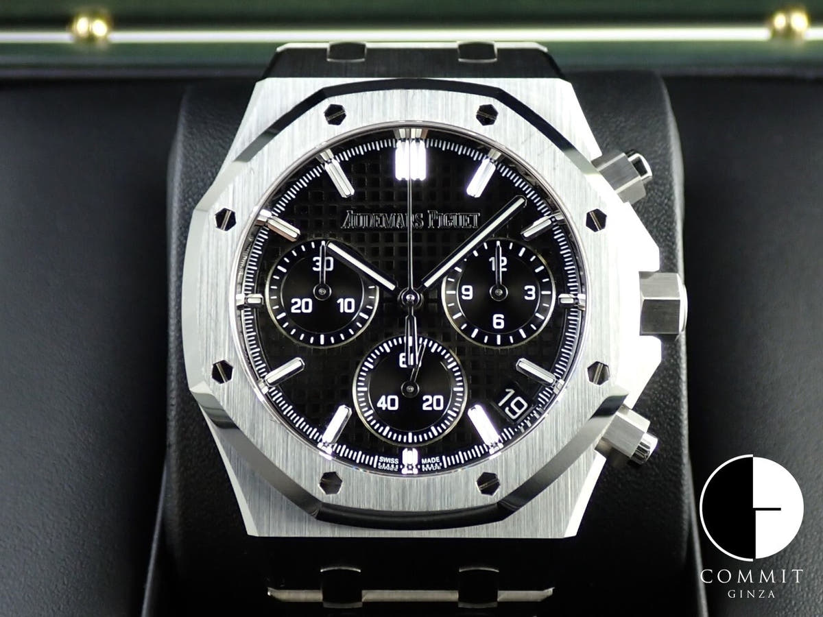 オーデマピゲ ロイヤルオーク クロノグラフ 50周年記念 Ref.26240ST.OO.1320ST.02 ステンレススチール ブラック文字盤