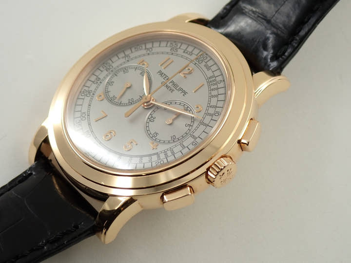 パテックフィリップ コンプリケーション クロノグラフ Ref.5070R-001 ローズゴールド シルバー文字盤