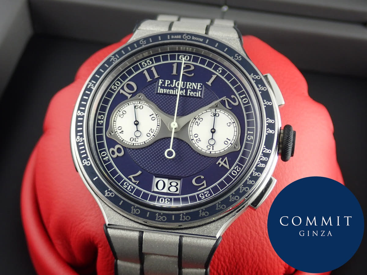 F.P.ジュルヌ クロノグラフ Ref.- バイオレット文字盤 美品 chronograph-8
