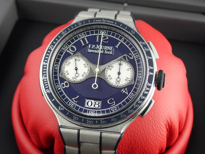 F.P.ジュルヌ クロノグラフ Ref.- バイオレット文字盤 美品 chronograph-8