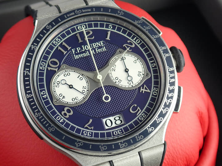 F.P.ジュルヌ クロノグラフ Ref.- バイオレット文字盤 美品 chronograph-8