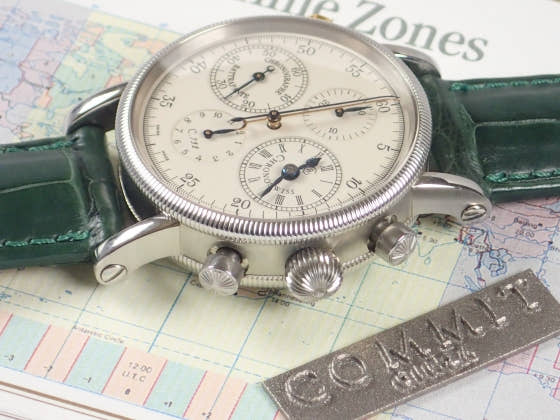クロノスイス クロノグラフ Ref.CH7323 ホワイト文字盤 中古 chronograph
