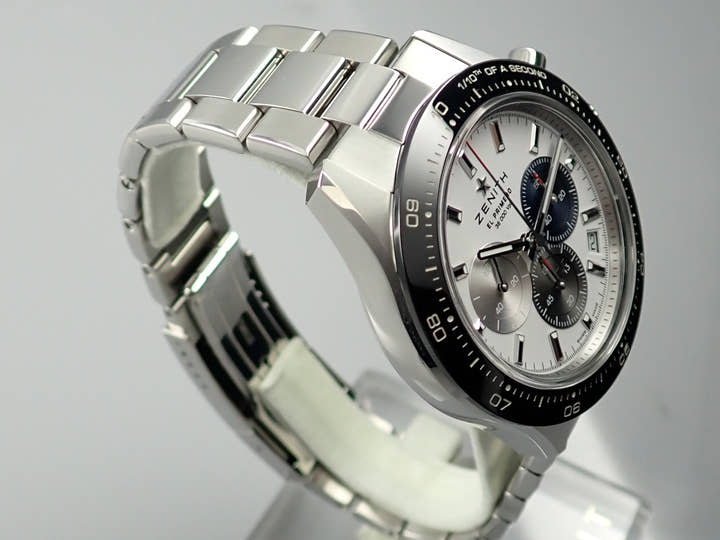 ゼニス クロノマスター Ref.03.3100.3600/69.M3100 ホワイト文字盤 極美品 chronomaster-11