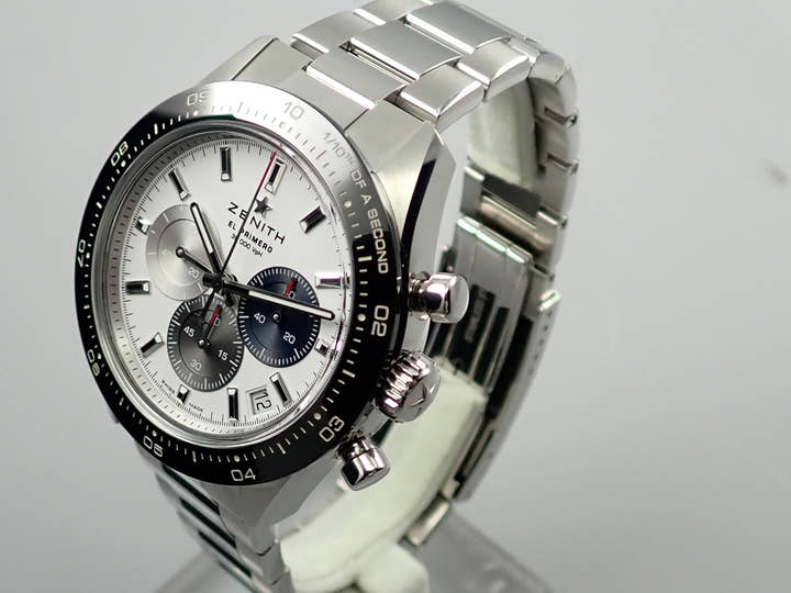 ゼニス クロノマスター Ref.03.3100.3600/69.M3100 ホワイト文字盤 極美品 chronomaster-11