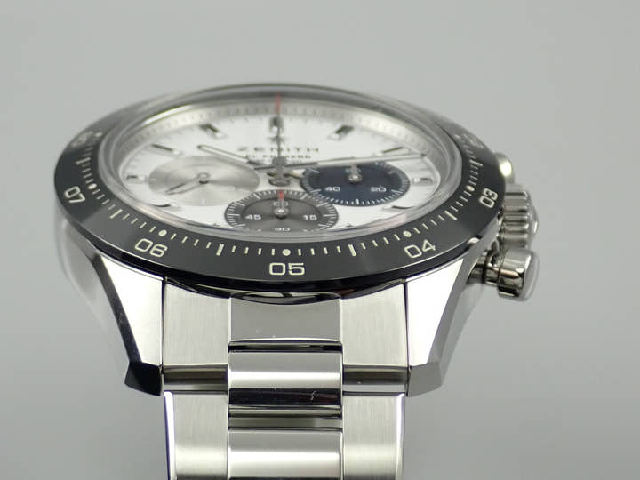 ゼニス クロノマスター Ref.03.3100.3600/69.M3100 ホワイト文字盤 極美品 chronomaster-11