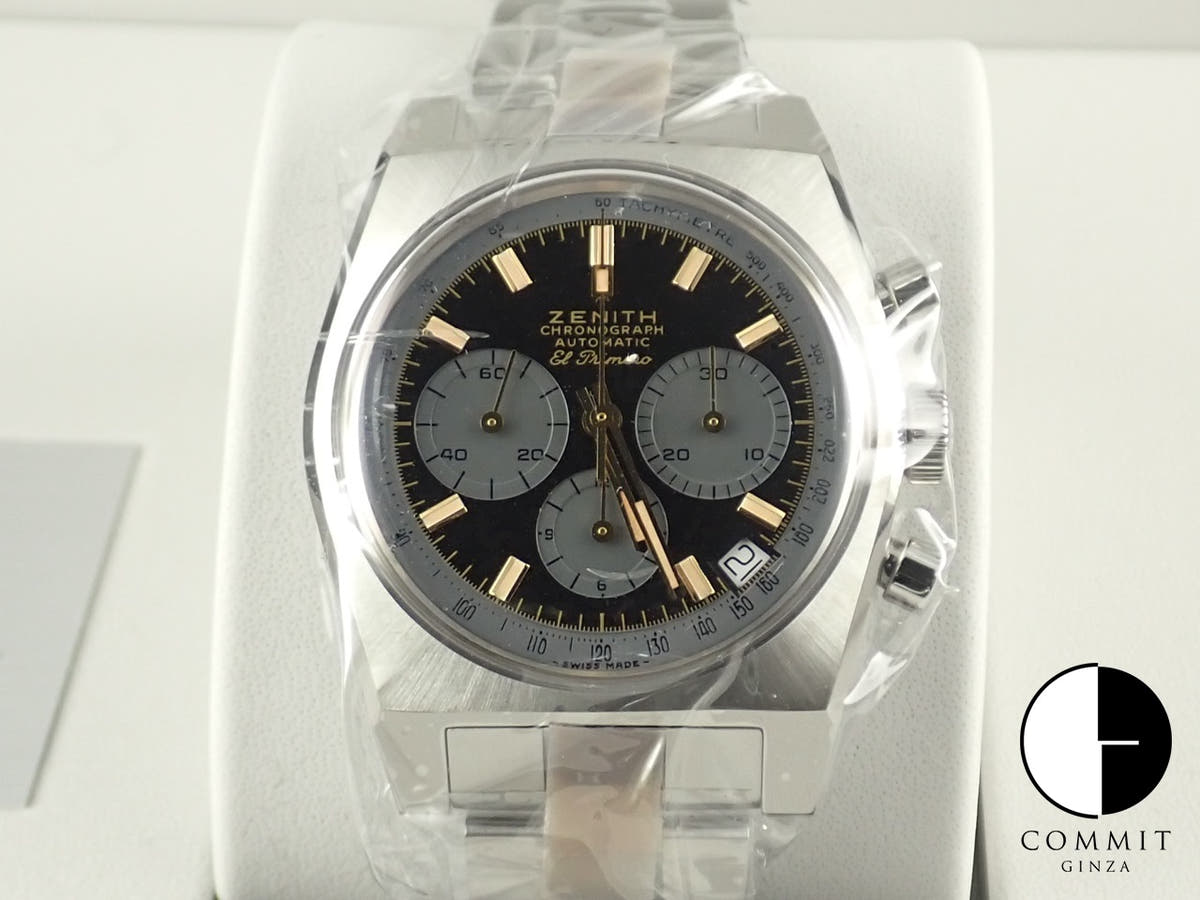 ゼニス クロノマスター リバイバル ルパン三世 50th Anniversary Edition Ref.95.L384-2.400/27.M384 ブラック文字盤 未使用 2T90P081