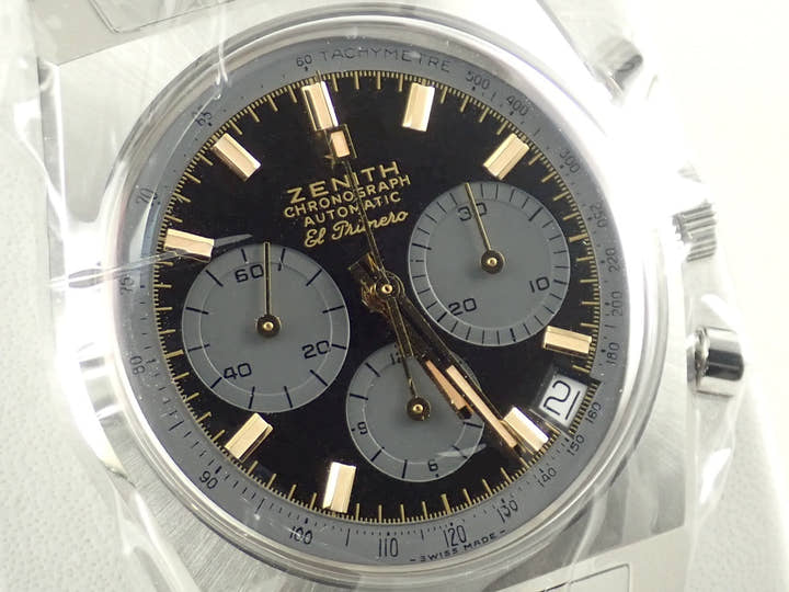 ゼニス クロノマスター リバイバル ルパン三世 50th Anniversary Edition Ref.95.L384-2.400/27.M384 ブラック文字盤 未使用 2T90P081