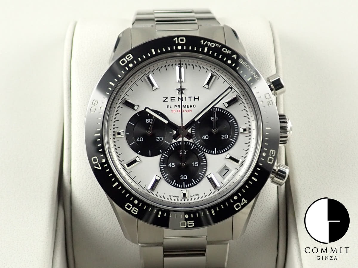 Zenith Chronomaster Sport El Primero Yoshida Special Ref.03.3102.3600/02.M3100 White Dial Very Good Condition 7UF14894