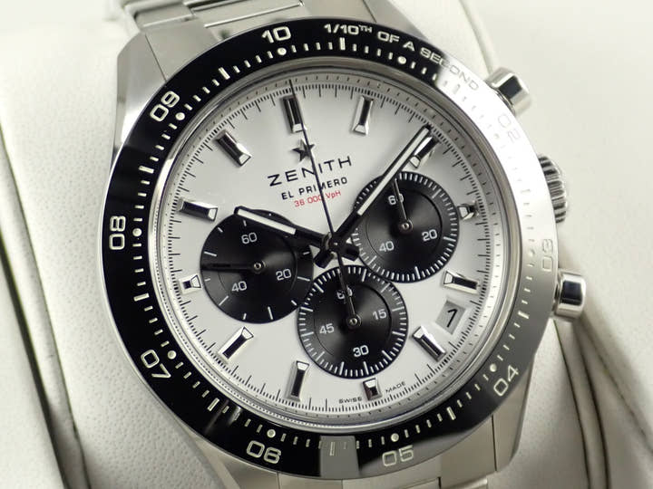 Zenith Chronomaster Sport El Primero Yoshida Special Ref.03.3102.3600/02.M3100 White Dial Very Good Condition 7UF14894