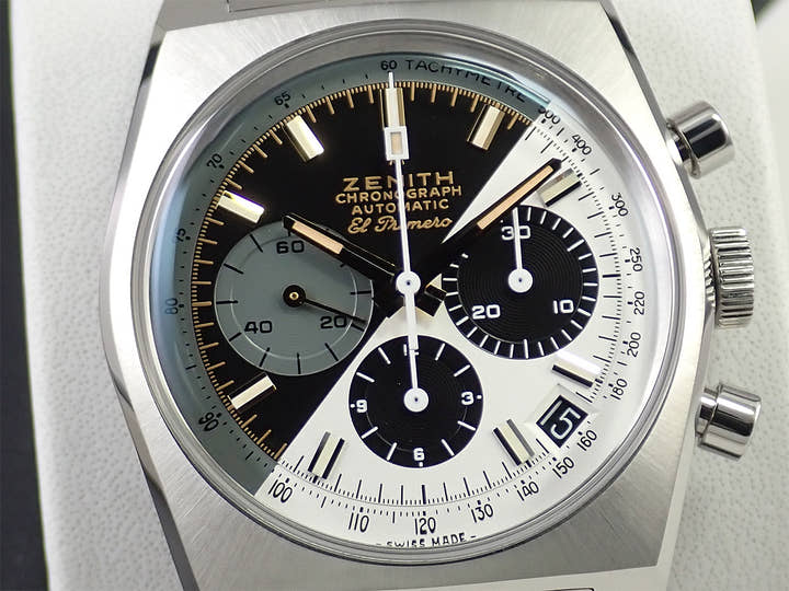 ゼニス クロノマスター リバイバル A384 ルパン三世 ファイナルエディション Ref.95.L384.400/50.M384 ブラック&クリームホワイト文字盤 未使用 4C2FW9US