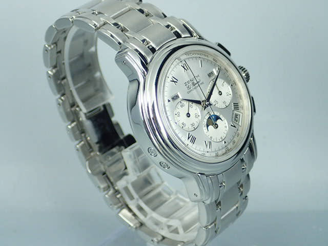 ゼニス クロノマスターT Ref.02.0240.410/01 シルバー文字盤 中古 chronomaster-3