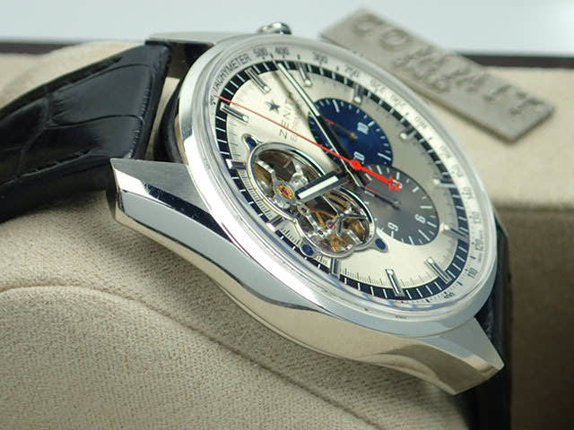 ゼニス クロノマスター1969 Ref.03.2040.4061/69.C496 シルバー文字盤 中古 chronomaster-4