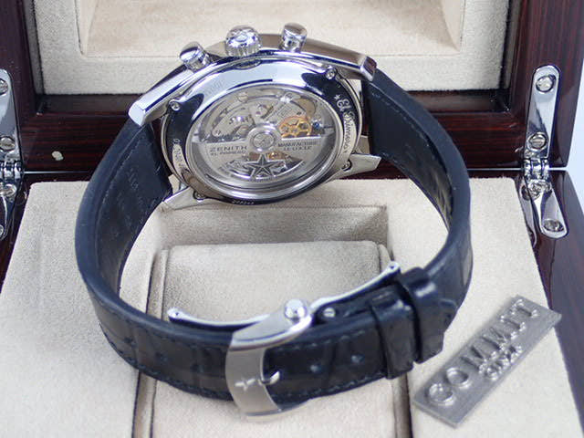 ゼニス クロノマスター1969 Ref.03.2040.4061/69.C496 シルバー文字盤 中古 chronomaster-4