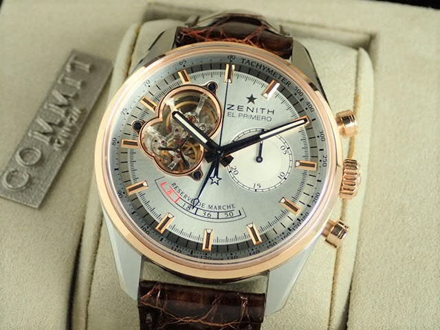 ゼニス エル・プリメロ Ref.51.2080.4021/01.C494 シルバー文字盤 中古 chronomaster-6