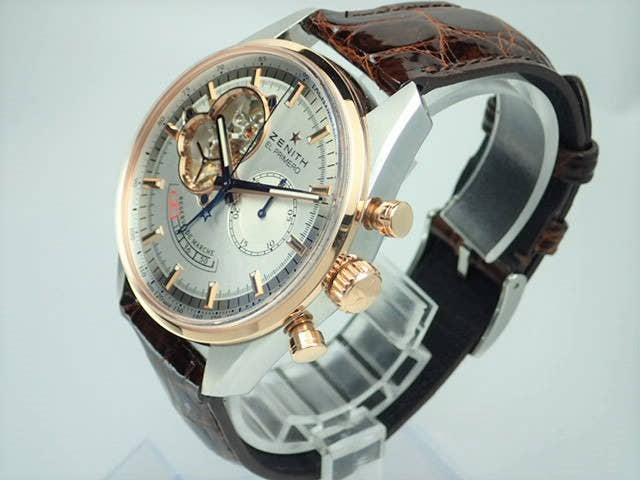 ゼニス エル・プリメロ Ref.51.2080.4021/01.C494 シルバー文字盤 中古 chronomaster-6