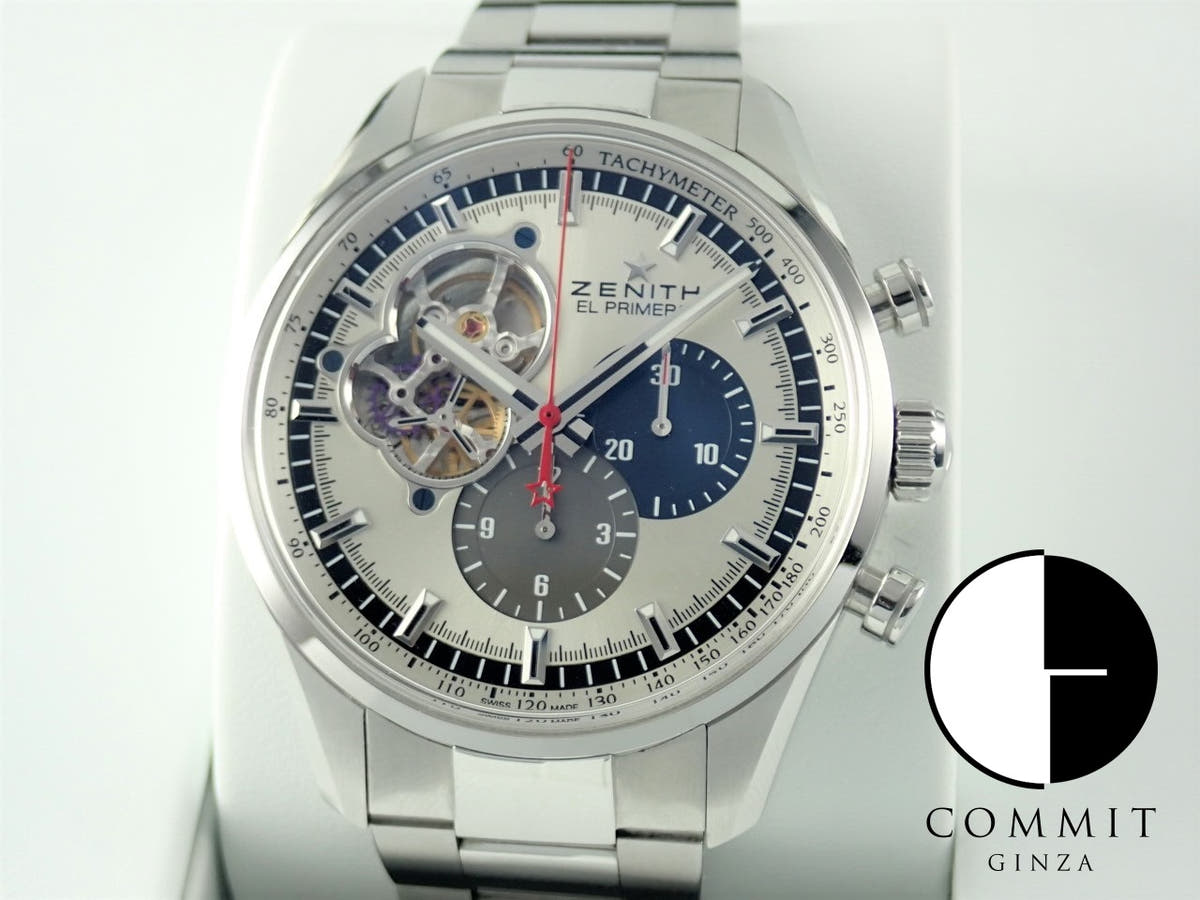 ゼニス クロノマスター1969 Ref.03.2040.4061/69.M2040 シルバー文字盤 中古 chronomaster-8