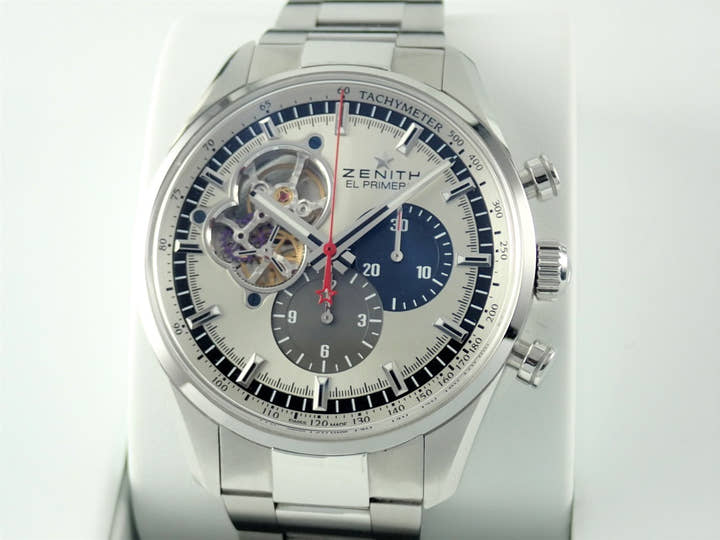 ゼニス クロノマスター1969 Ref.03.2040.4061/69.M2040 シルバー文字盤 中古 chronomaster-8