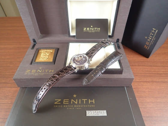 ゼニス クロノマスター Ref.03.0240.4021/72.C496 ブラウン文字盤 中古 chronomaster