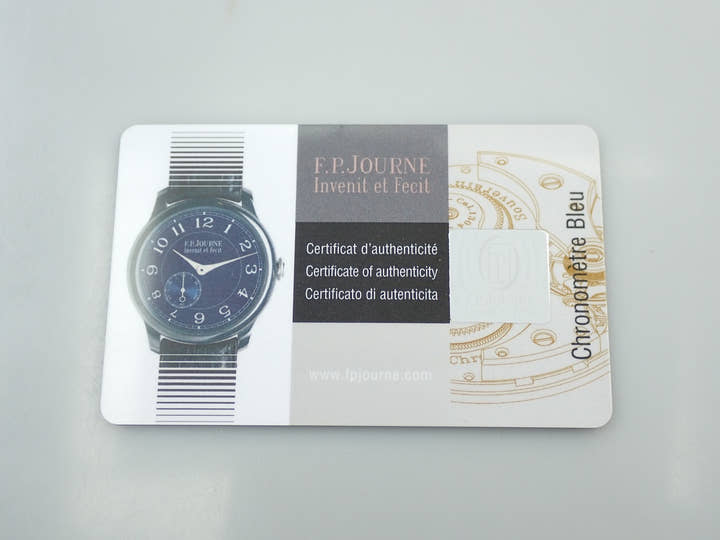 F.P.ジュルヌ クロノメーター ブルー Ref.- クロムブルー文字盤 中古 TFYK8J7S