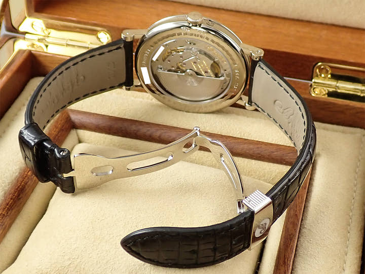 ブレゲ クラシック パワーリザーブ ムーンフェイズ Ref.7137BB/11/9V6 シルバー文字盤 中古 K3302M85