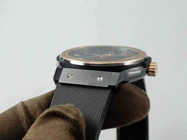 ウブロ クラシックフュージョン セラミック キングゴールド Ref.542.CO.1181.RX ブラック文字盤 極美品 0PFURPYH