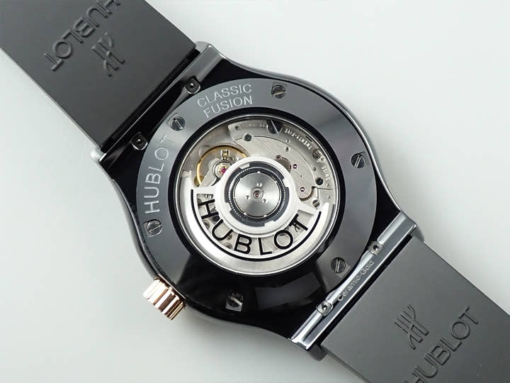 ウブロ クラシックフュージョン セラミック キングゴールド Ref.542.CO.1181.RX ブラック文字盤 極美品 0PFURPYH